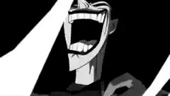 Joker laughing maniacally