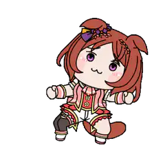 chibi girl dancing