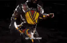 Scorpion pulls enemy with chain