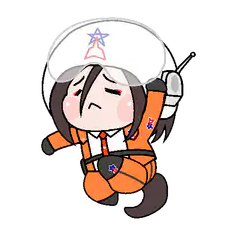 chibi astronaut character