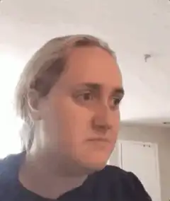 Woman making funny faces