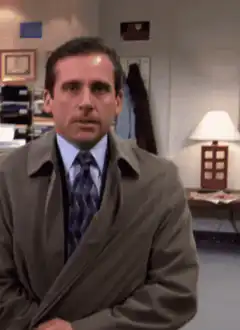 Michael Scott Christmas Tree Crotch