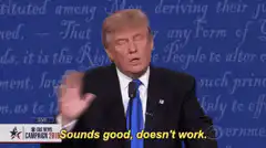 Donald Trump Sounds Good Doesn't Work