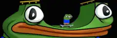 Frog Skateboarder in Mouth