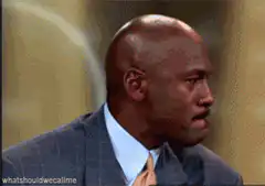 Michael Jordan crying