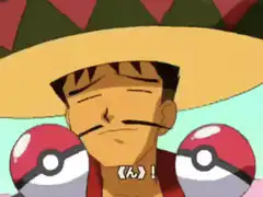 Misty holding two pokeballs