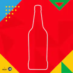 2M beer bottle outline fills with liquid