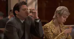 Jim Carrey spits drink on Oh Come On