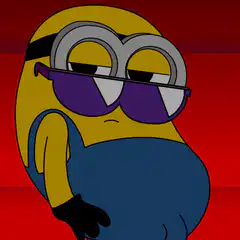 Minion with purple sunglasses