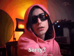 Person in pink hoodie says sorry then gets taped mouth