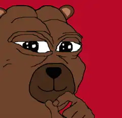 Thinking Bear Winking