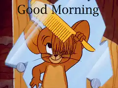 Jerry Mouse Good Morning Hair Comb