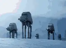 AT-AT walkers on Hoth