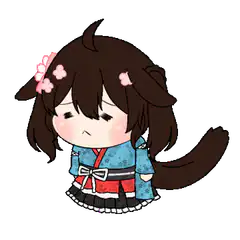 Sad chibi horse girl