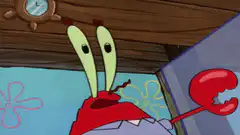 Mr. Krabs shocked expression