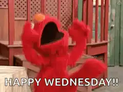 Elmo Happy Wednesday