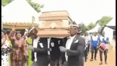 dancing pallbearers