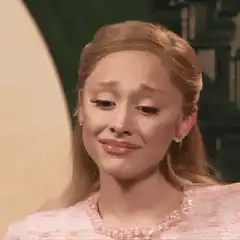 Ariana Grande crying face