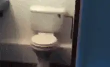 Toilet shaking violently
