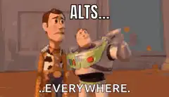 Buzz Lightyear Alts Everywhere