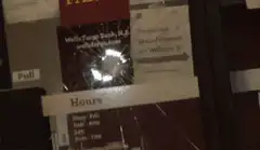 Wells Fargo ATM broken screen
