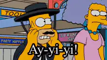 Ay-yi-yi! Homer Simpson