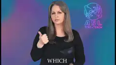 ASL sign for WHICH