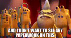 Mr. Waverly demands no paperwork