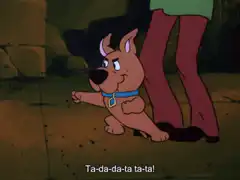Scooby-Doo doing puppy power