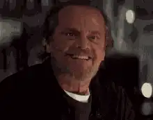 Jack Nicholson creepy smile