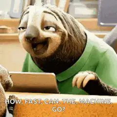 Flash asks how fast the machine can go
