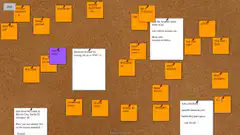 Zoom meeting pinboard with NOSTR ONLY sticky note