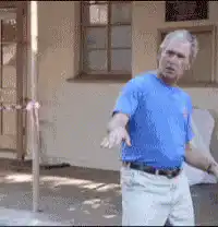 George W. Bush throwing a pitch