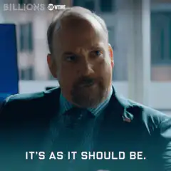 It's as it should be