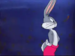Bugs Bunny flexing his arm