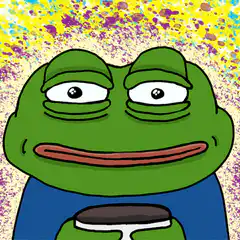 Pepe the Frog drinking milk