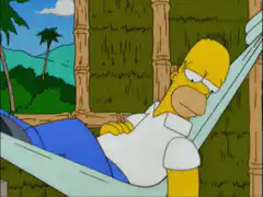 Homer Simpson eats a frog