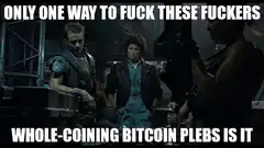 Only one way to fuck these fuckers whole-coining bitcoin plebs