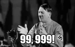 Hitler clapping 99,999