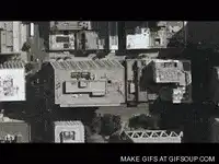 Zoom out from city to planet