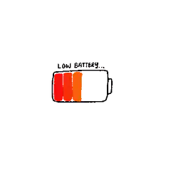 Low Battery Icon Draining