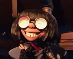Vector's glowing eyes