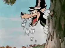 Big Bad Wolf drooling