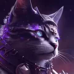 Cosmic Cat Warrior