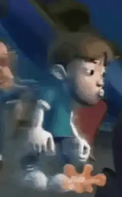 Jimmy Neutron looking confused