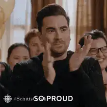 David Rose So Proud Reaction