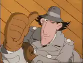 Inspector Gadget gives a thumbs up
