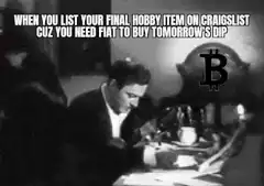 Man playing guitar with Bitcoin symbol