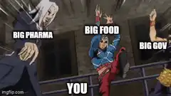 Big Pharma, Big Food, and Big Gov attacking You