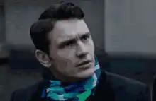 James Franco skeptical look